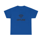 Christian 'Offline' Tee — Back Print: "Go Into Your Room, Close the Door and Pray"