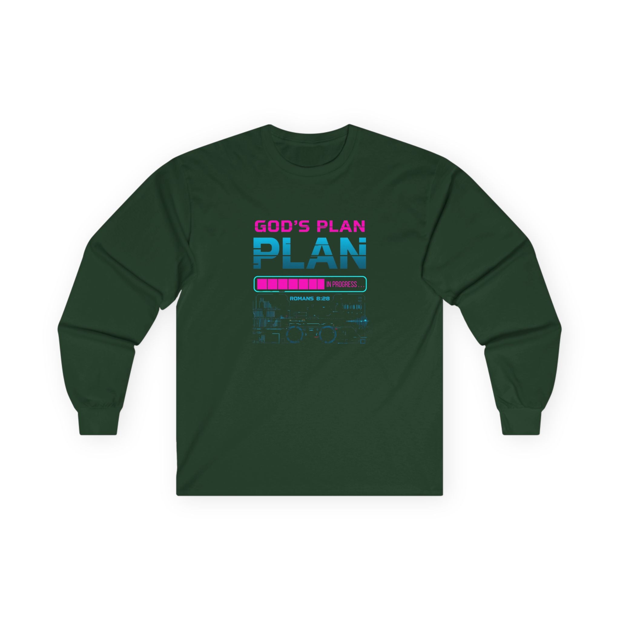 God's Plan Retro Graphic Long Sleeve Tee