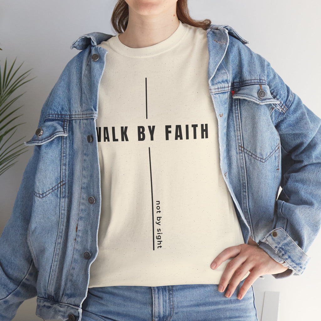 Christian 'Walk By Faith' Tee — Inspirational Faith T-Shirt