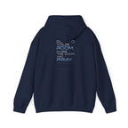 Christian Hoodie "Offline" Wi-Fi Symbol Pullover, Go Into Your Room Quote Back Print, Faith Streetwear Sweatshirt