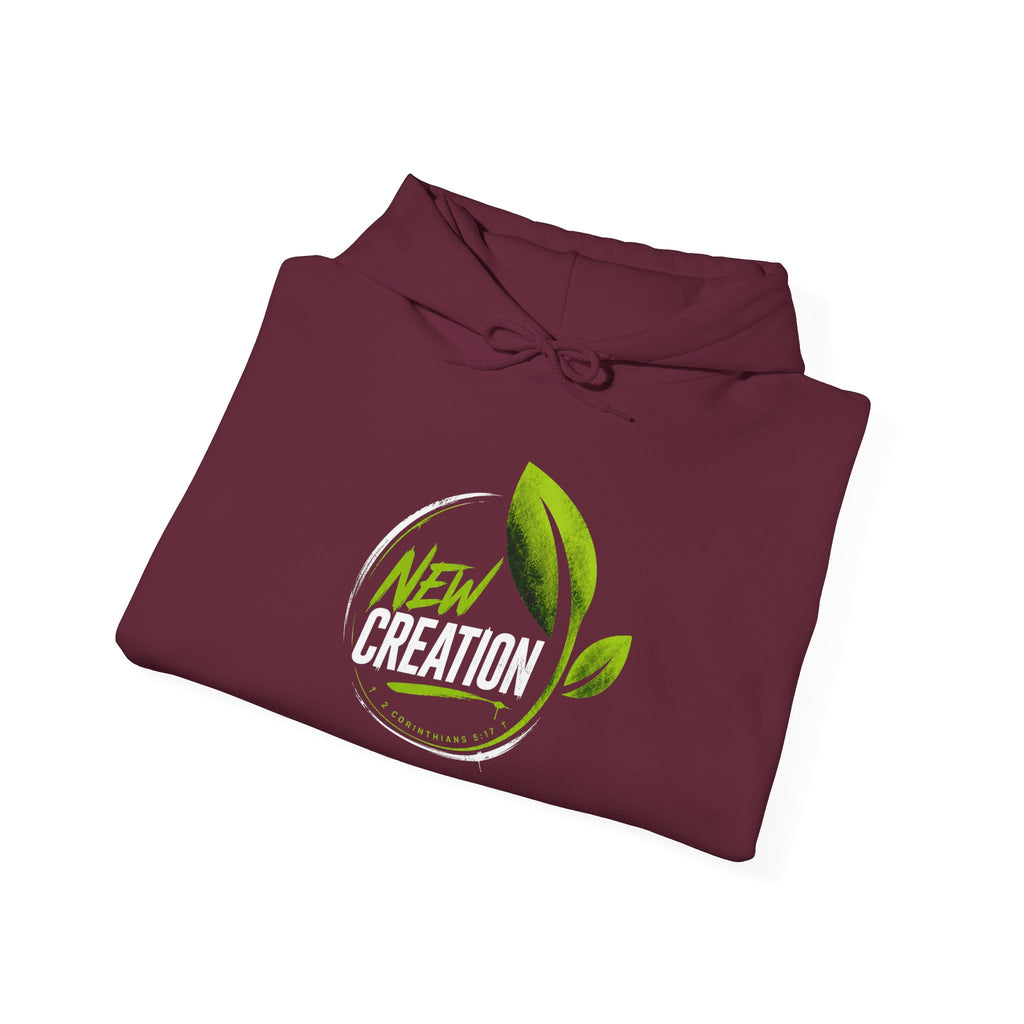New Creation Hoodie - Christian Faith Renewal Graphic Sweatshirt