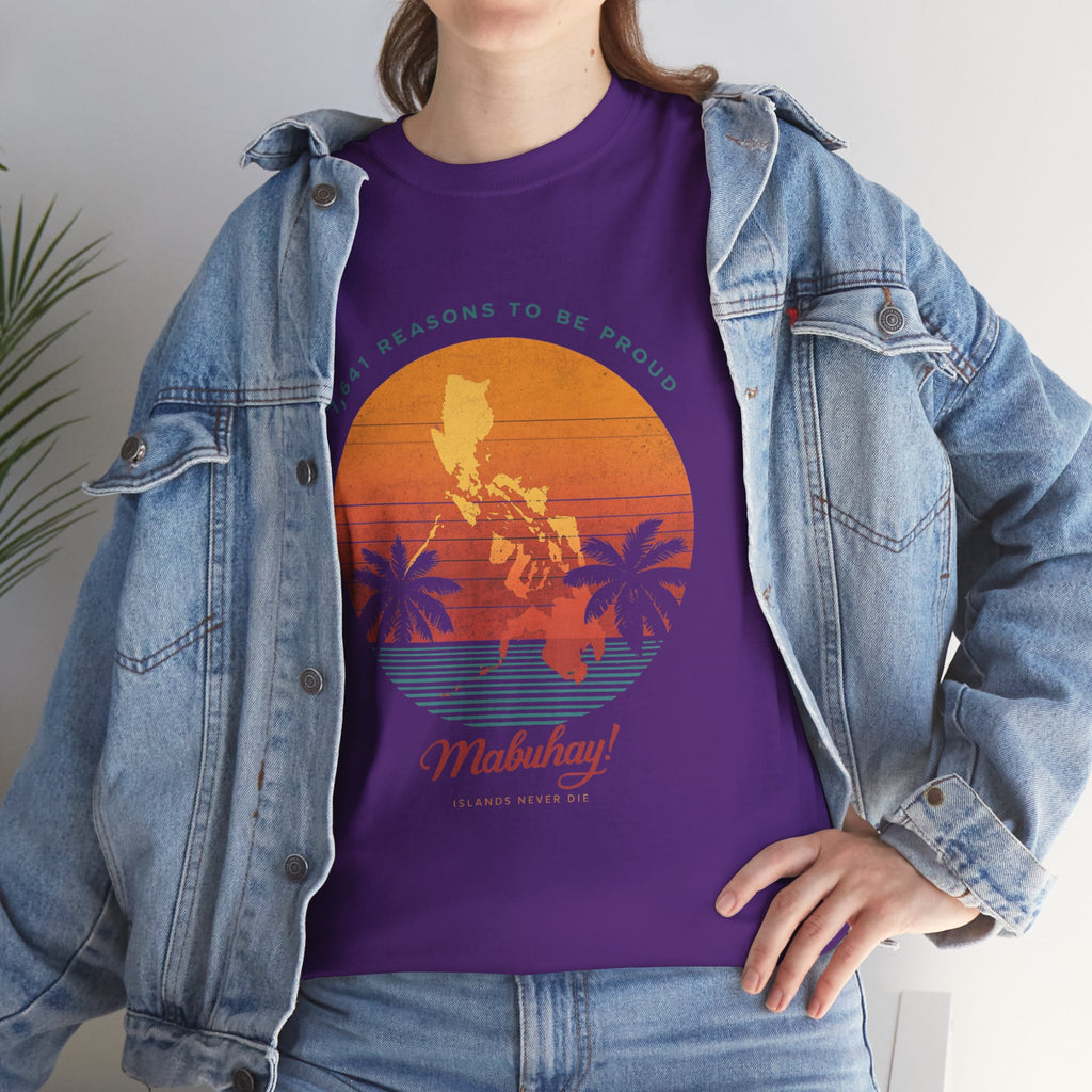 T-Shirt - 'Mabuhay' Tropical Sunset Philippines Pride Tee