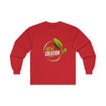 New Creation Long Sleeve Christian Tee — Green Leaf Faith Graphic