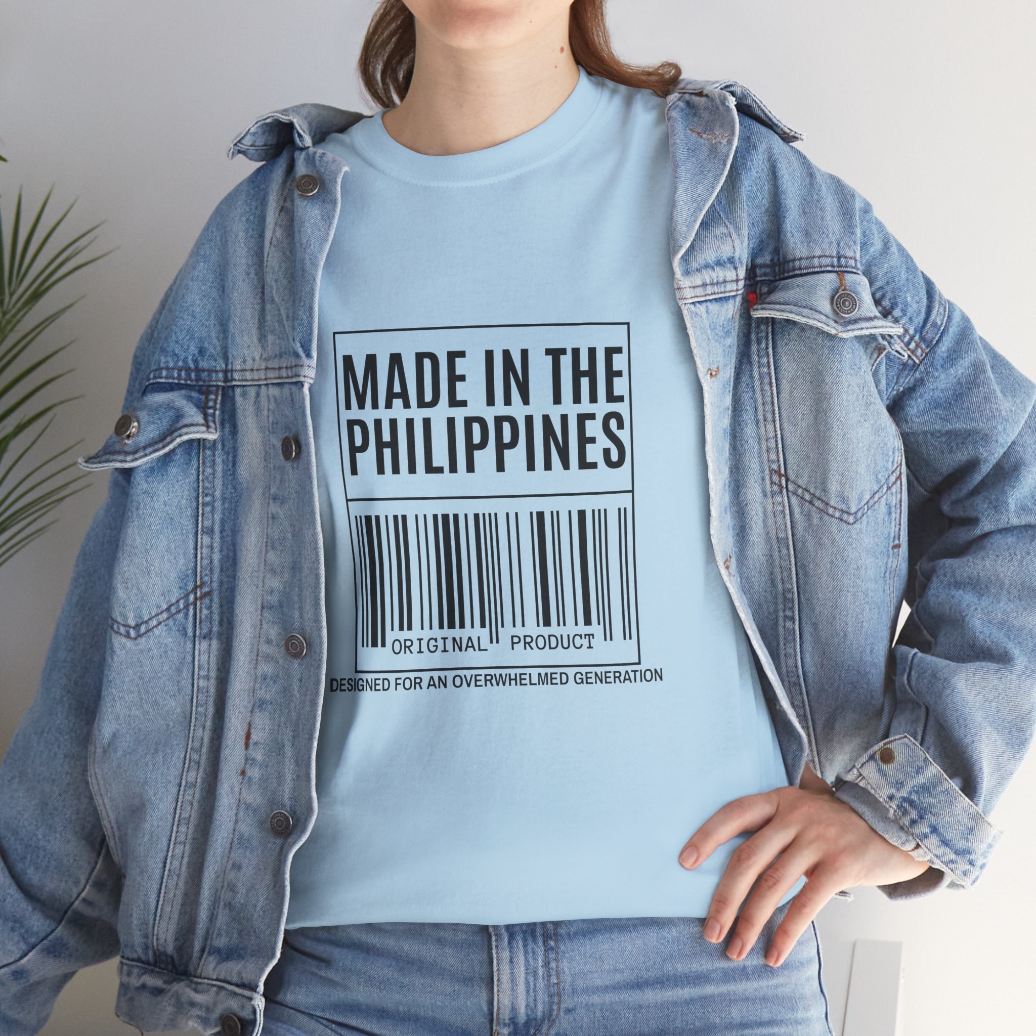 Made in the Philippines T‑Shirt — Barcode Heritage Tee