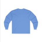 Overcomer Cross Long Sleeve Tee — Christian Faith Inspirational Shirt