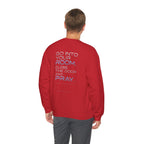 Christian Crewneck Sweatshirt "Offline" Pullover, Go Into Your Room and Pray Back Quote, Faith Streetwear Sweatshirt