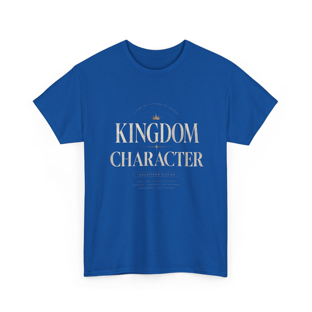 Kingdom Character T-Shirt — Minimalist Faith Graphic Tee