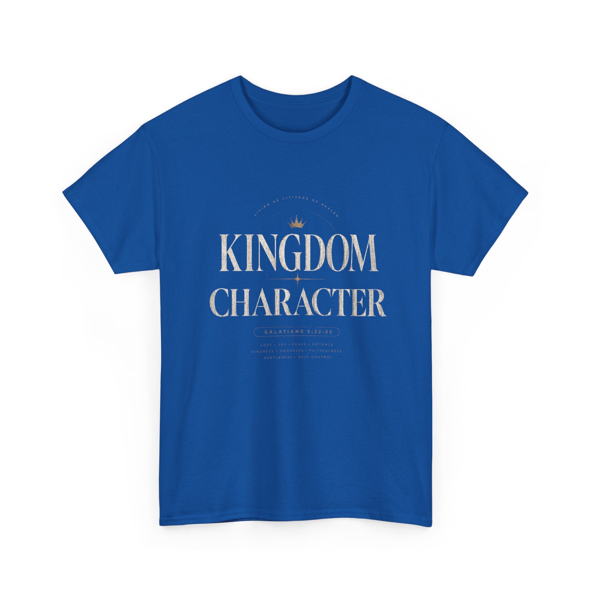 Kingdom Character T-Shirt — Minimalist Faith Graphic Tee