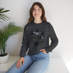 Christian Crewneck Sweatshirt "Christ in Me" Pullover, Galatians 2:20 Apparel, Inspirational Religious Graphic Sweatshirt