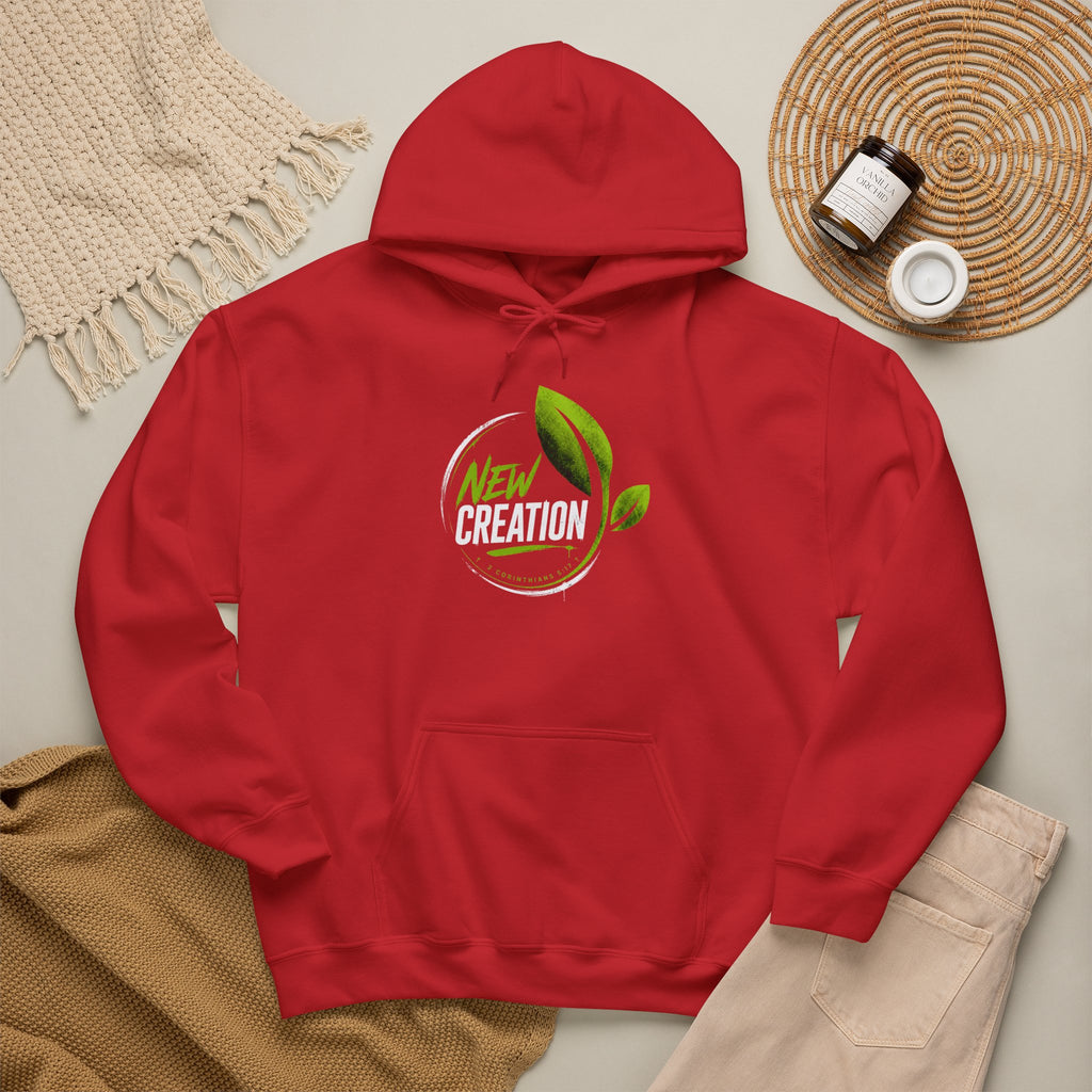 New Creation Hoodie - Christian Faith Renewal Graphic Sweatshirt