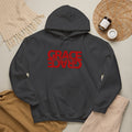 Grace Reversed Hoodie — Faith-Inspired Graphic Sweatshirt