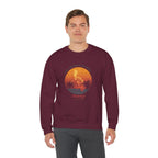Filipino Crewneck Sweatshirt "Proud to Be Pinoy" Retro Sunset Pullover, Philippines Pride Apparel, Heritage Graphic Sweatshirt