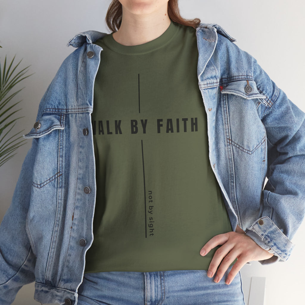 Christian 'Walk By Faith' Tee — Inspirational Faith T-Shirt