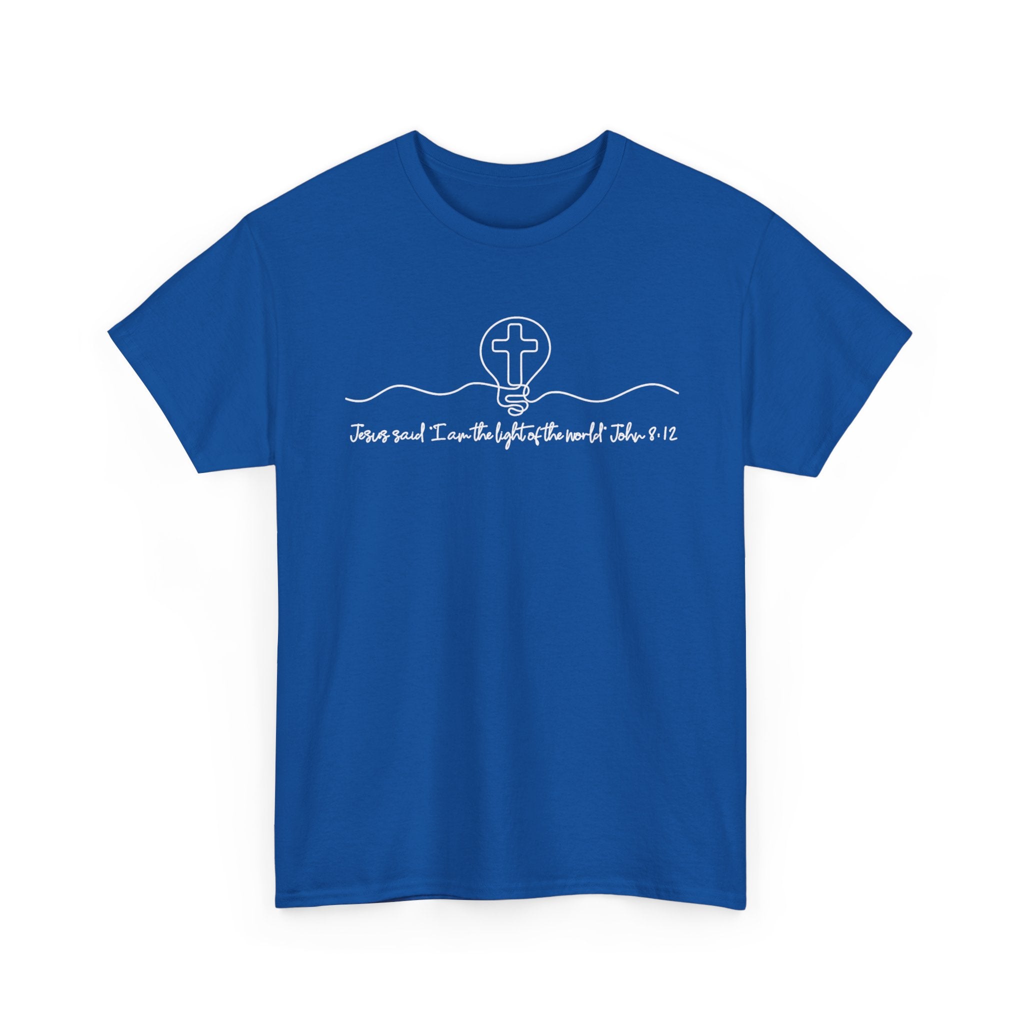 Christian Cross Graphic Tee — "Jesus and I Live By Faith" Inspirational Bible Verse Shirt