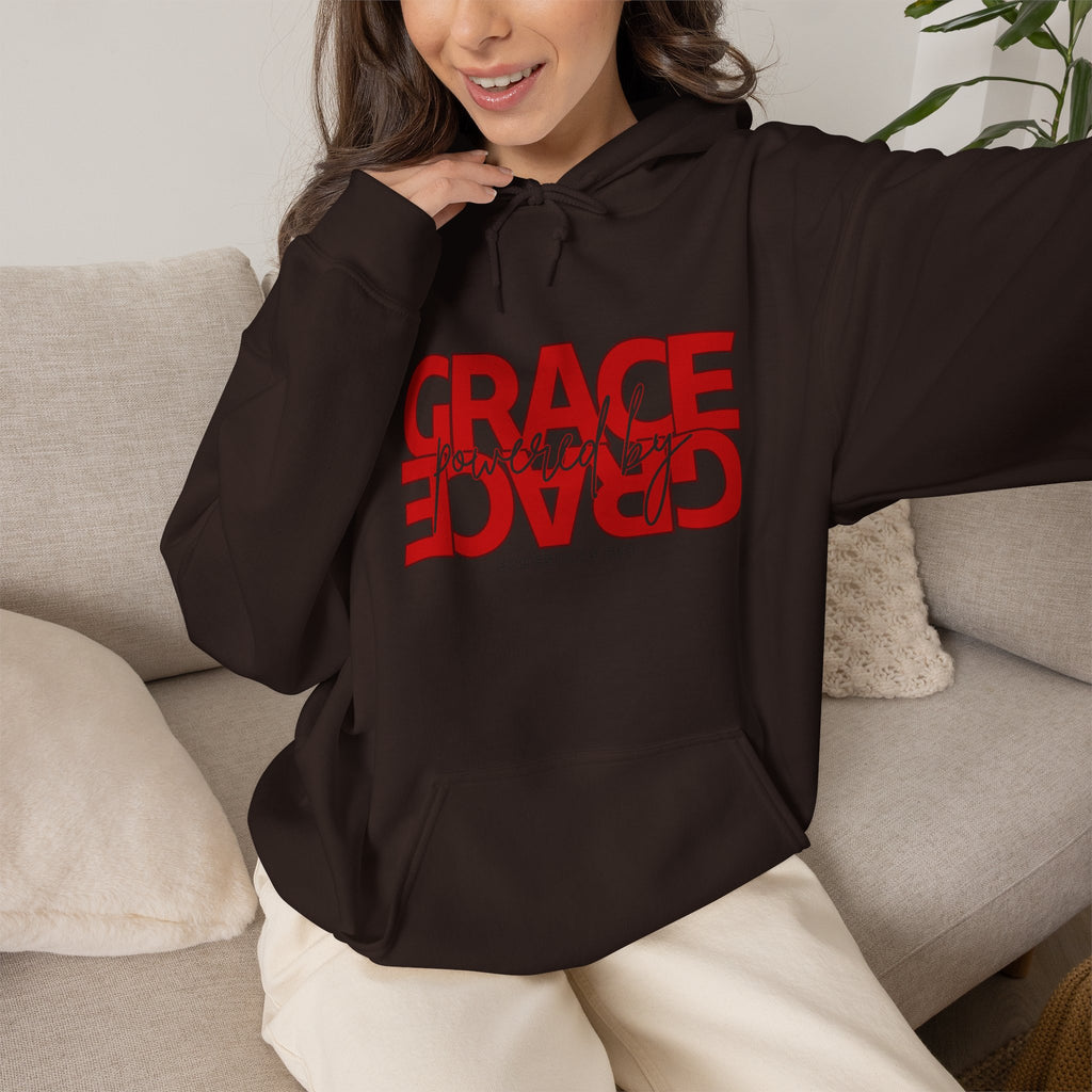 Grace Reversed Hoodie — Faith-Inspired Graphic Sweatshirt