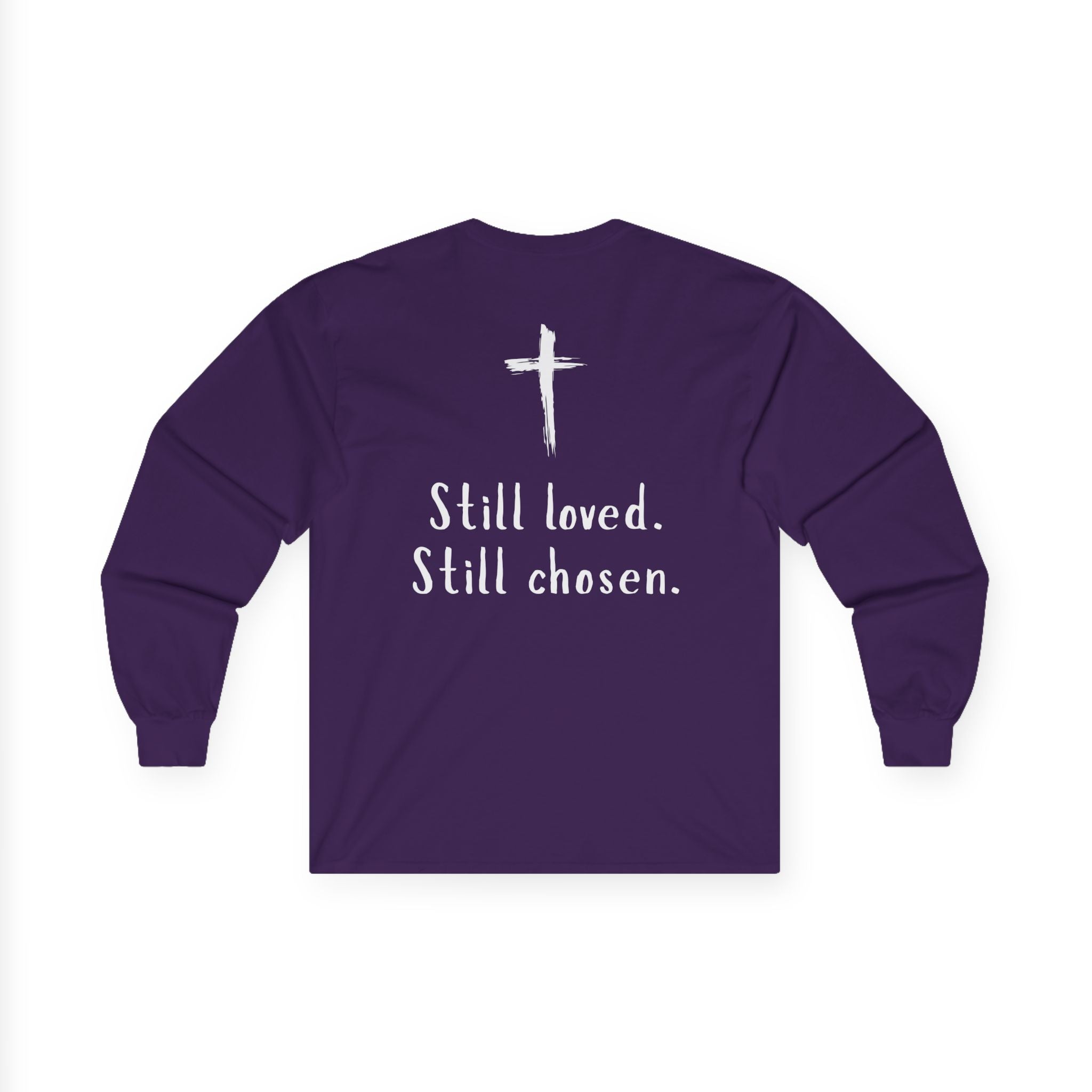 Not Perfect But Forgiven Long Sleeve Tee — Christian Faith Graphic Shirt