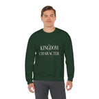 Christian Crewneck Sweatshirt "Kingdom Character" Pullover, Faith-Based Inspirational Apparel, Religious Graphic Sweatshirt