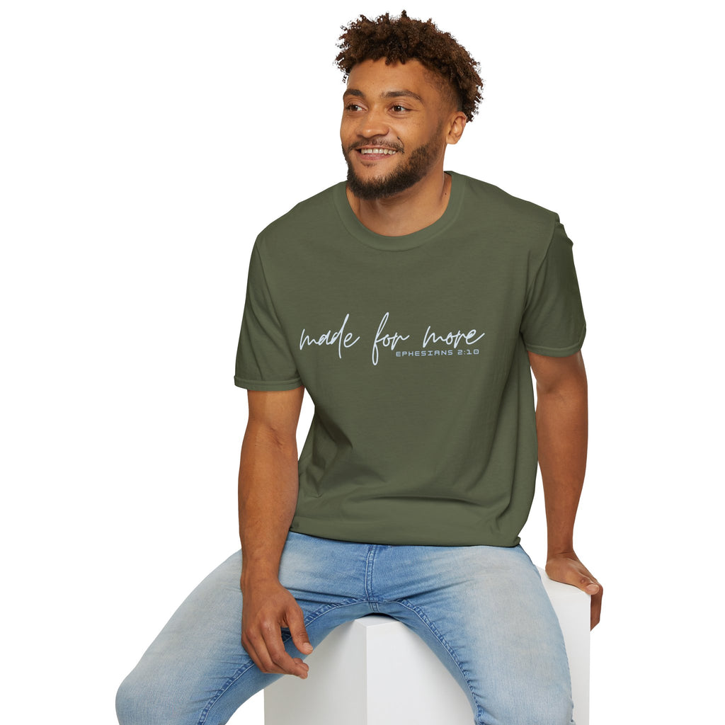 Made for More T-Shirt — "Ephesians 2:10" Inspirational Christian Tee