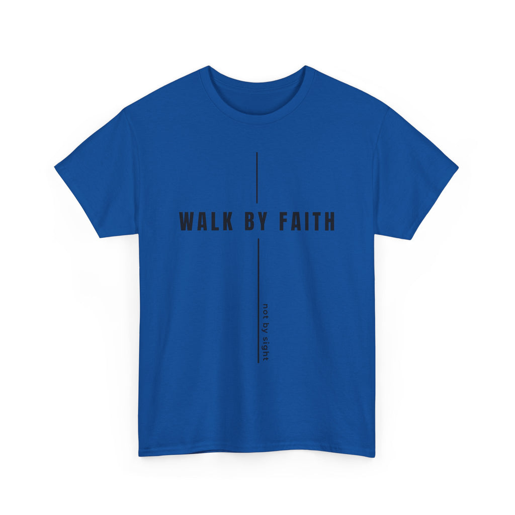 Christian 'Walk By Faith' Tee — Inspirational Faith T-Shirt