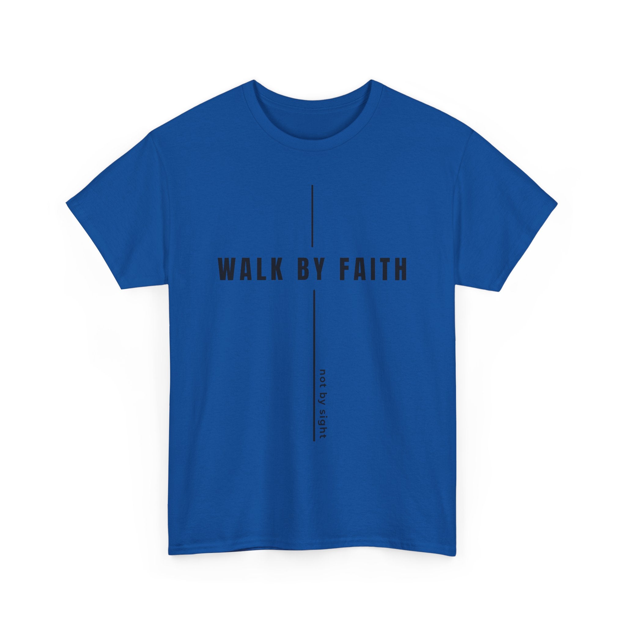 Christian 'Walk By Faith' Tee — Inspirational Faith T-Shirt