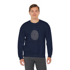 Christian Crewneck Sweatshirt "Heavenly Crafted" Fingerprint Pullover, Psalm 139 Identity Apparel, Unique Faith Graphic Sweatshirt