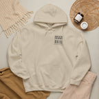 Made in the Philippines Hoodie — Barcode Graphic Back Print