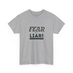 T-Shirt — "Fear Is a Liar!" Graphic Tee | Inspirational Christian Message