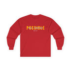 Possible Long Sleeve Christian Tee — 'POSSIBLE' Inspirational Graphic Shirt