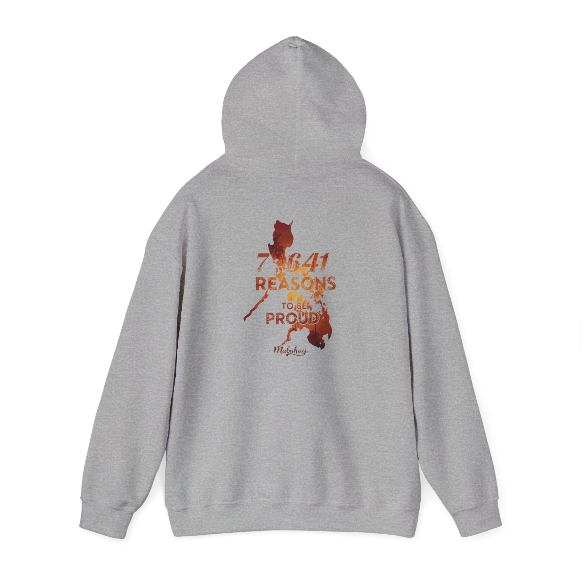7641 Reasons To Be Proud Pinoy Hoodie — Philippines Graphic Pullover