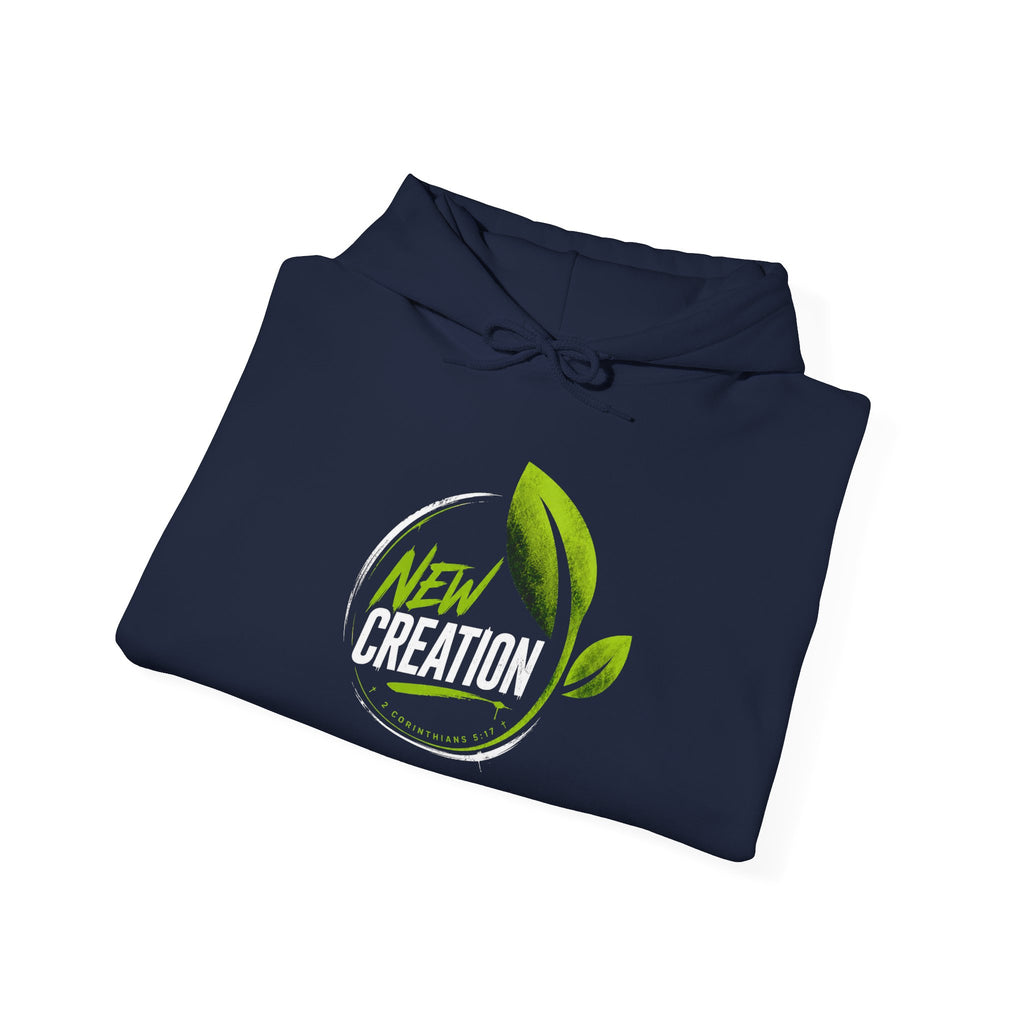New Creation Hoodie - Christian Faith Renewal Graphic Sweatshirt