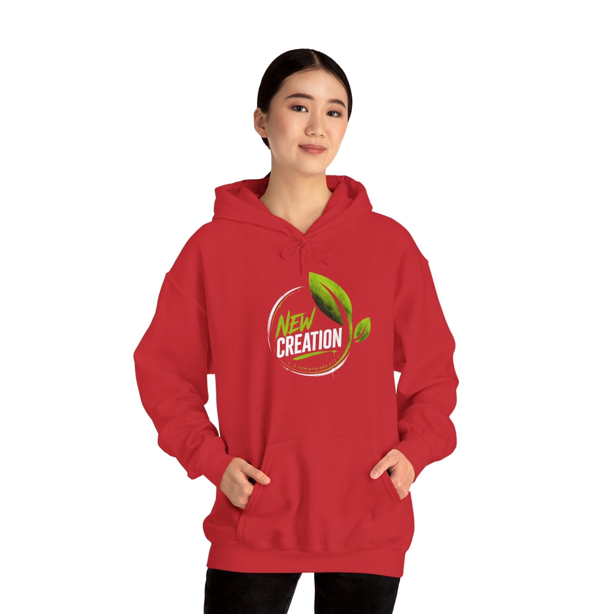 New Creation Hoodie - Christian Faith Renewal Graphic Sweatshirt