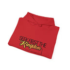 Seek First the Kingdom Hoodie – Christian Faith Scripture Sweatshirt (Matthew 6:33)