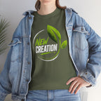 New Creation T-Shirt — Green Leaf Faith Tee
