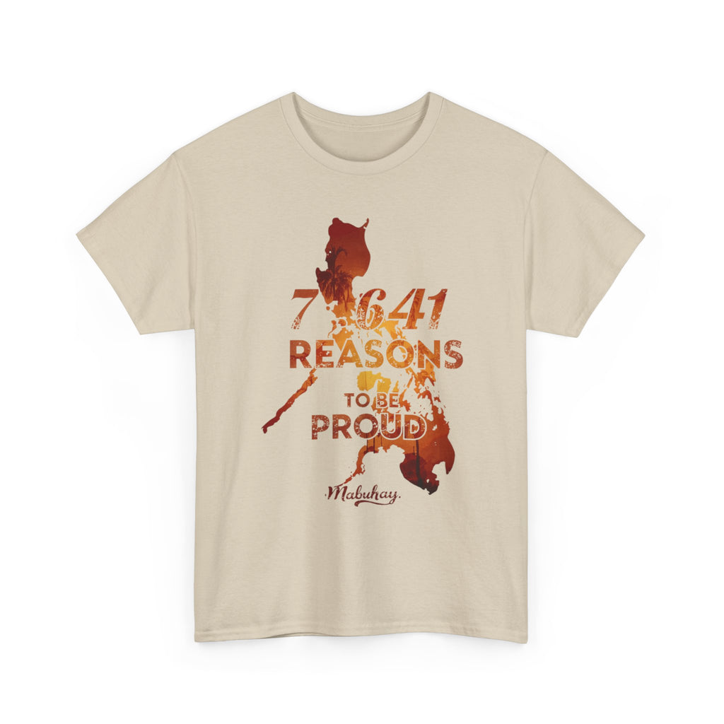 Philippines Pride Tee — "7,641 Reasons to Be Proud" Map Graphic