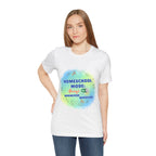 Homeschool Mode Tee — "Always On" Watercolor Kids & Parent Homeschool Shirt
