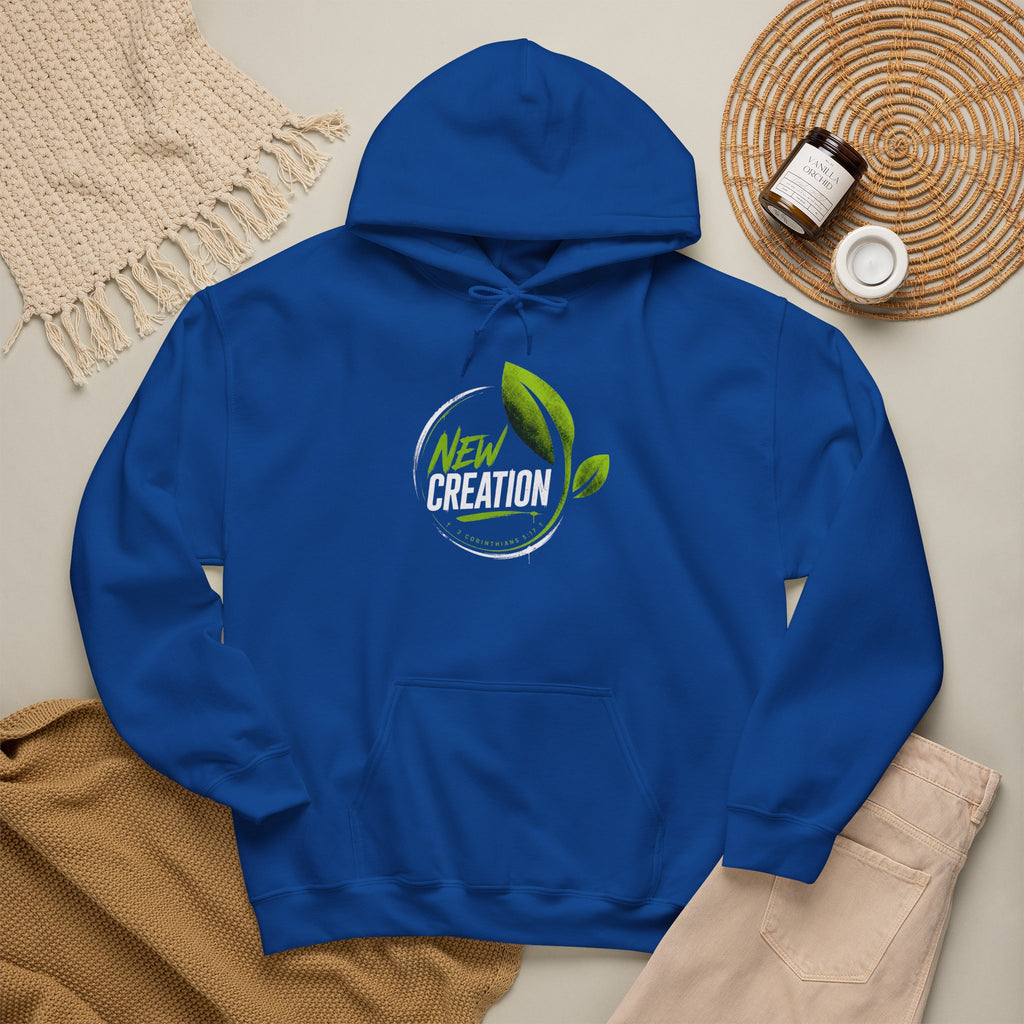 New Creation Hoodie - Christian Faith Renewal Graphic Sweatshirt