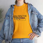 Seek First the Kingdom Tee — Christian Faith Graphic T-Shirt (Matthew 6:33)