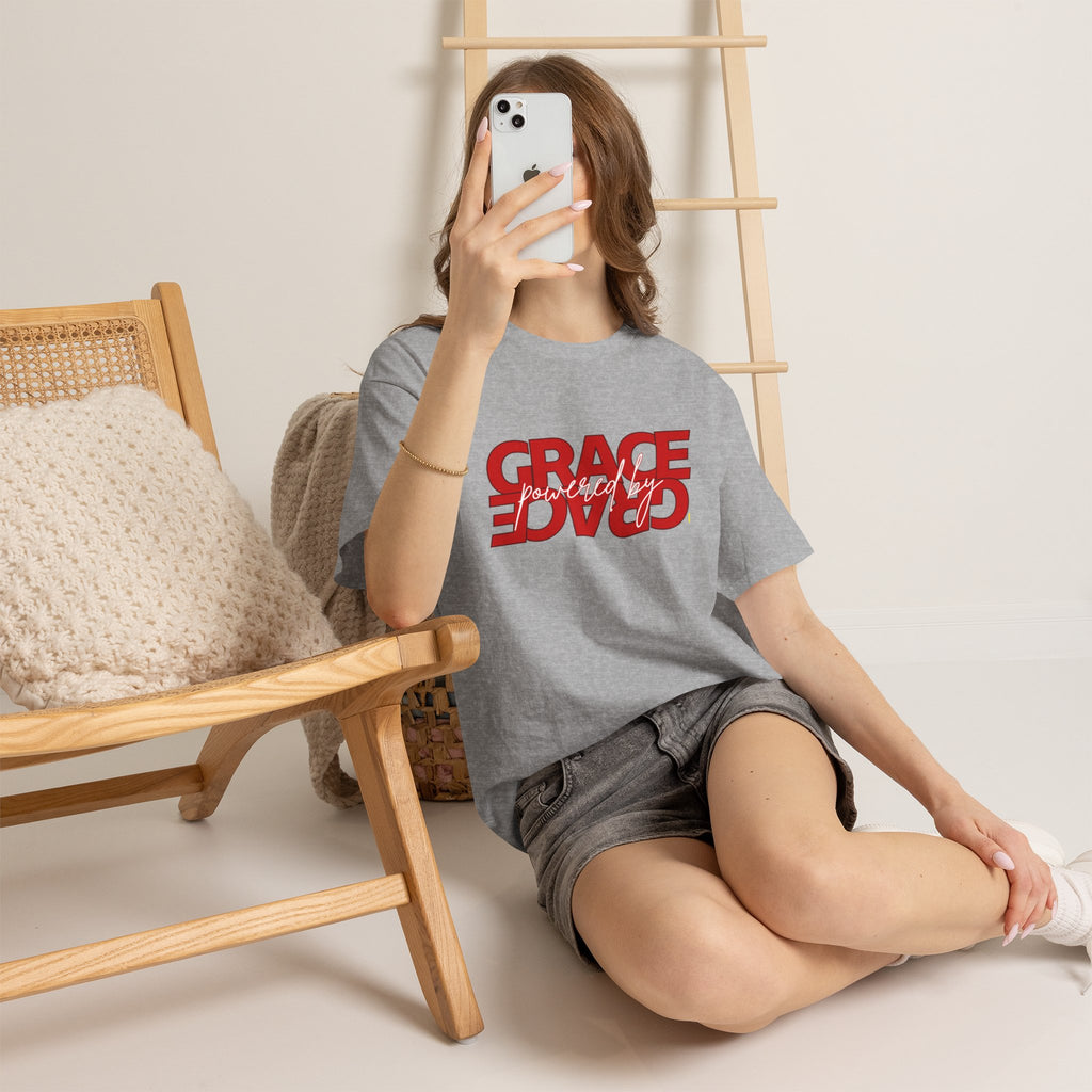 Grace Reversed Tee — Christian Faith Message Shirt