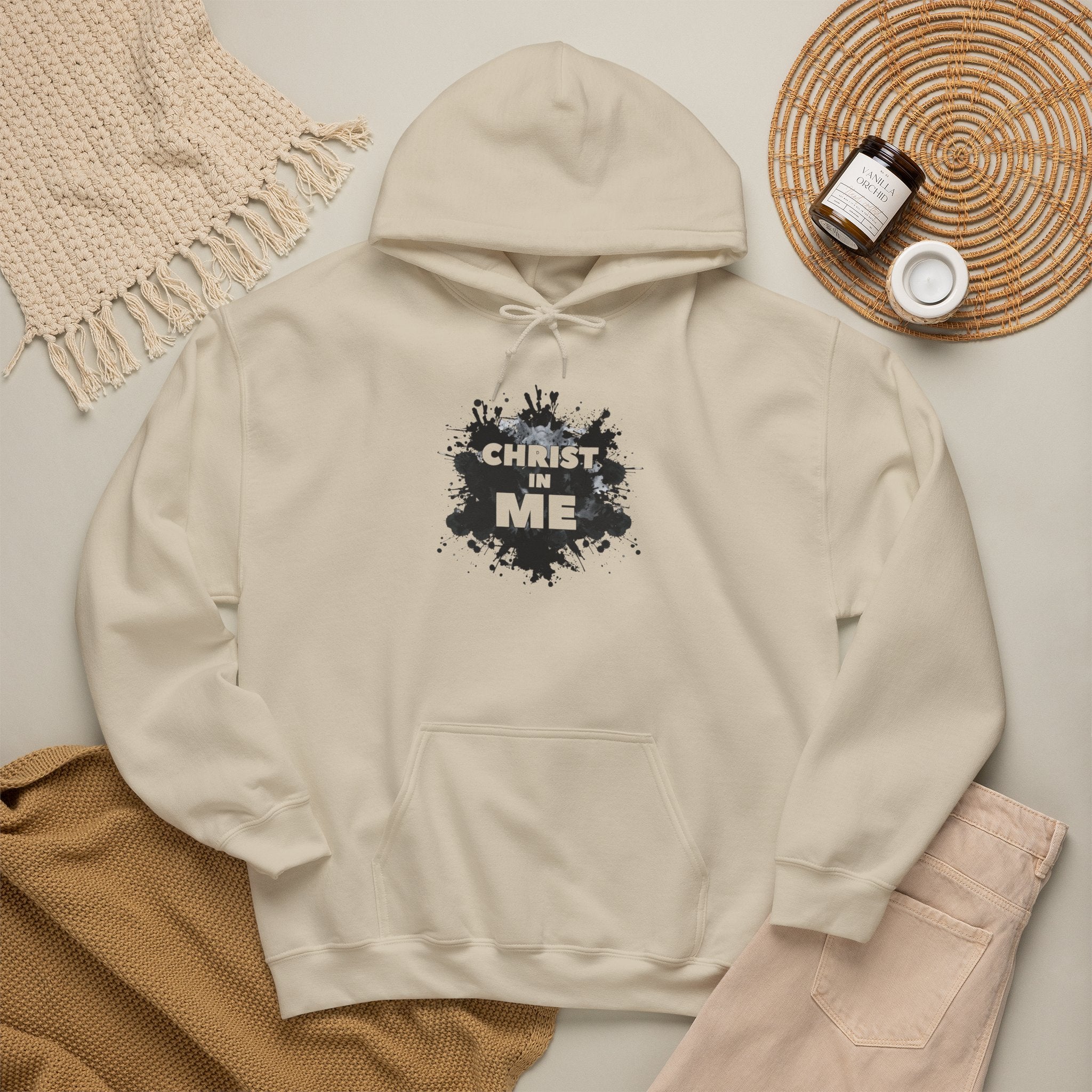 Christ in Me Hoodie — Christian Faith Graphic Pullover