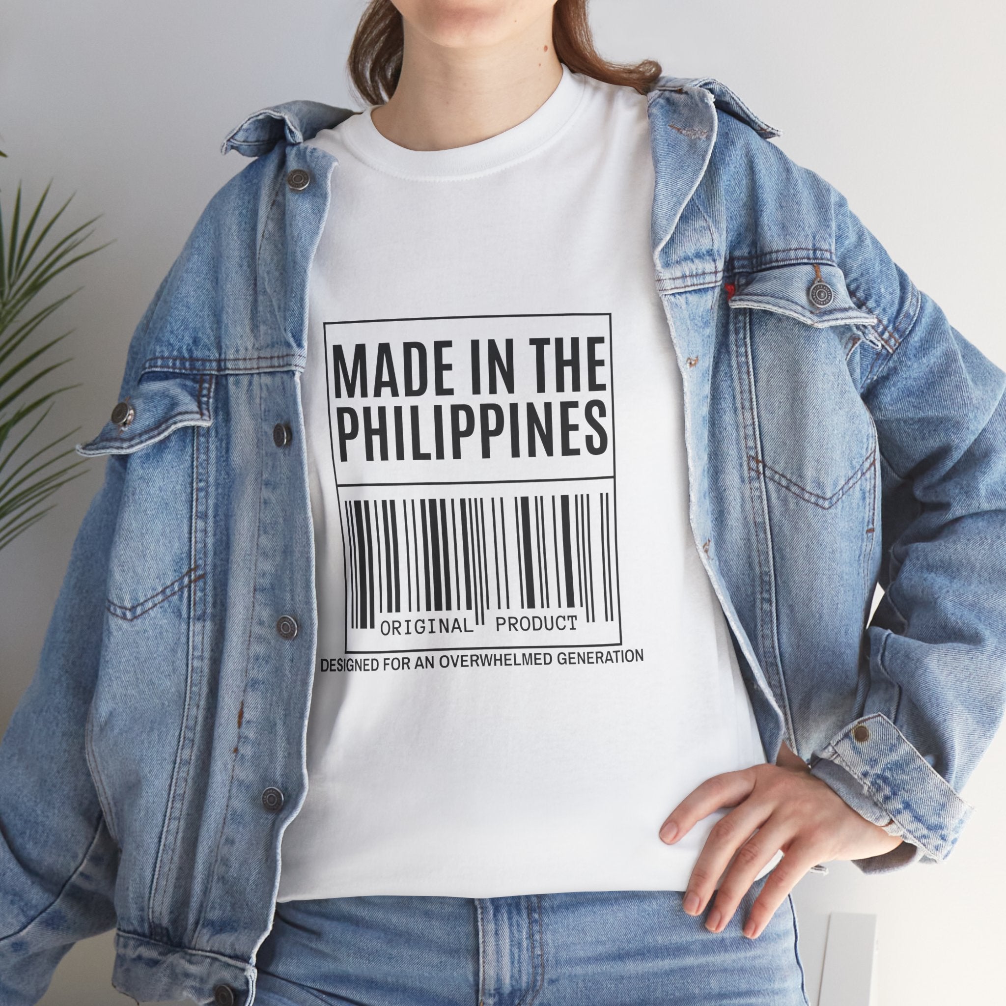Made in the Philippines T‑Shirt — Barcode Heritage Tee