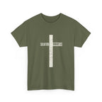 Christian Cross T-Shirt — "Salvation Romans 5:8" Faith Tee