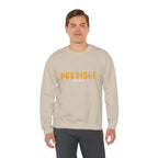 Christian Crewneck Sweatshirt "Possible" Pullover, Mark 10:27 Scripture Apparel, All Things Are Possible Faith Graphic Sweatshirt