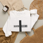 Christian Crewneck Sweatshirt "Salvation" Romans 5:8 Pullover, Jesus Cross Apparel, Faith Grace Graphic Sweatshirt