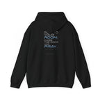 Christian Hoodie "Offline" Wi-Fi Symbol Pullover, Go Into Your Room Quote Back Print, Faith Streetwear Sweatshirt