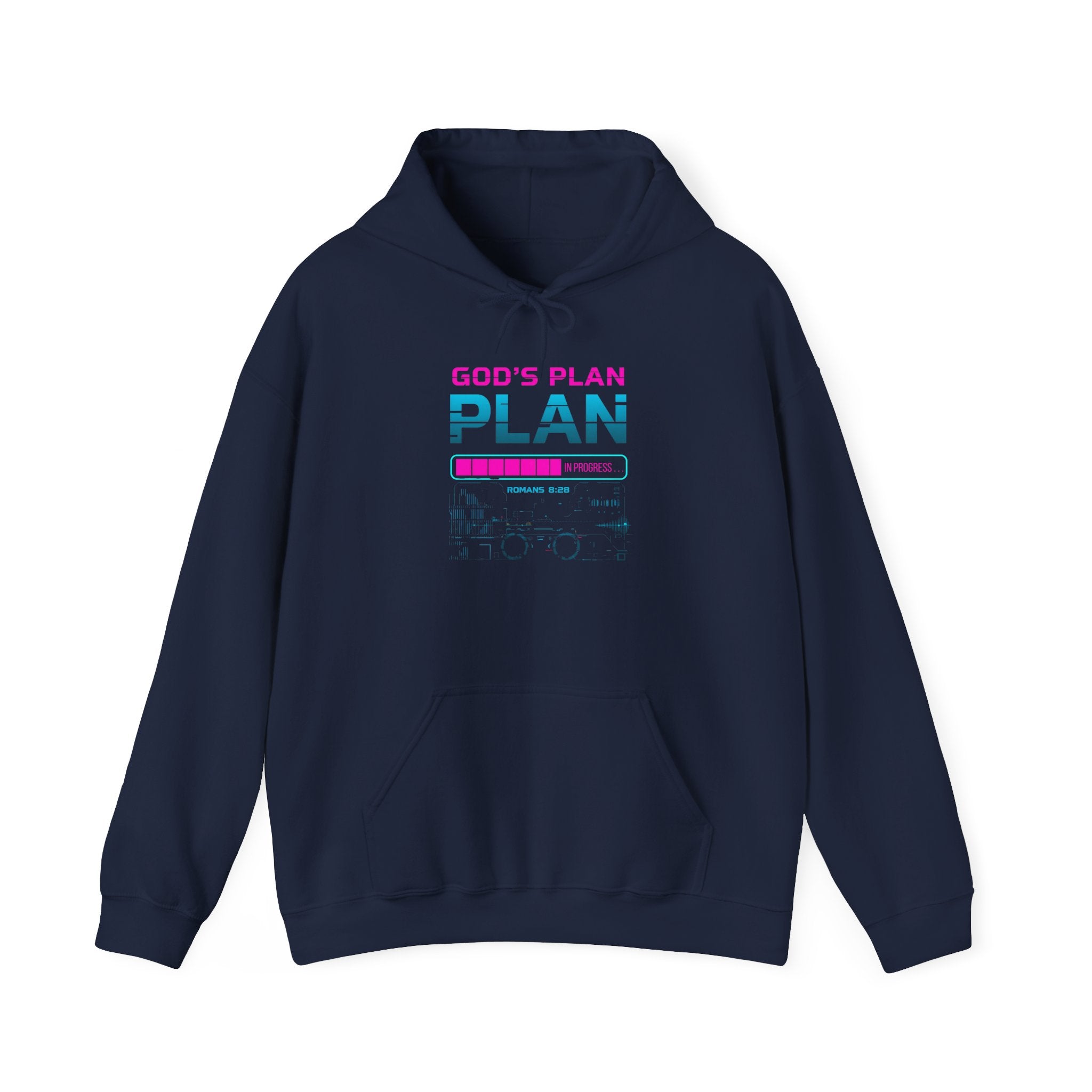 God's Plan Hoodie — Faith-Inspired Retro Graphic Sweatshirt