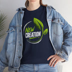 New Creation T-Shirt — Green Leaf Faith Tee