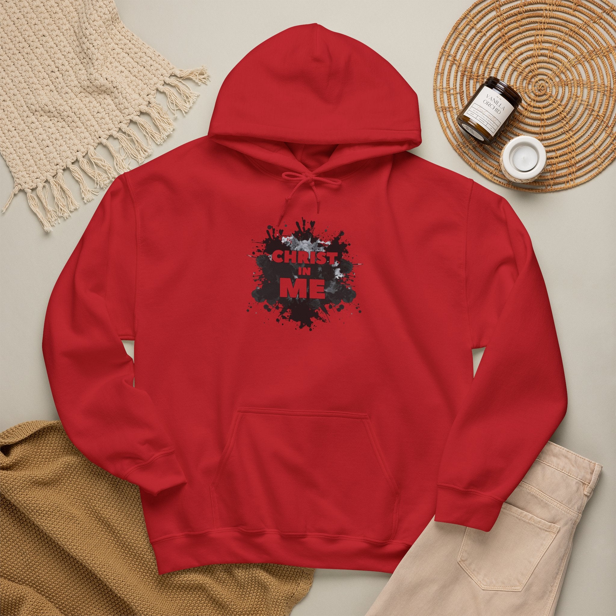 Christ in Me Hoodie — Christian Faith Graphic Pullover