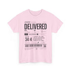 Delivered Graphic Tee — Inspirational Psalm 34:4 Christian T-Shirt