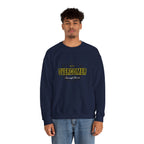 "Overcomer" Cross Graphic Crewneck – Unisex Minimalist Faith Pullover