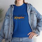 Seek First the Kingdom Tee — Christian Faith Graphic T-Shirt (Matthew 6:33)